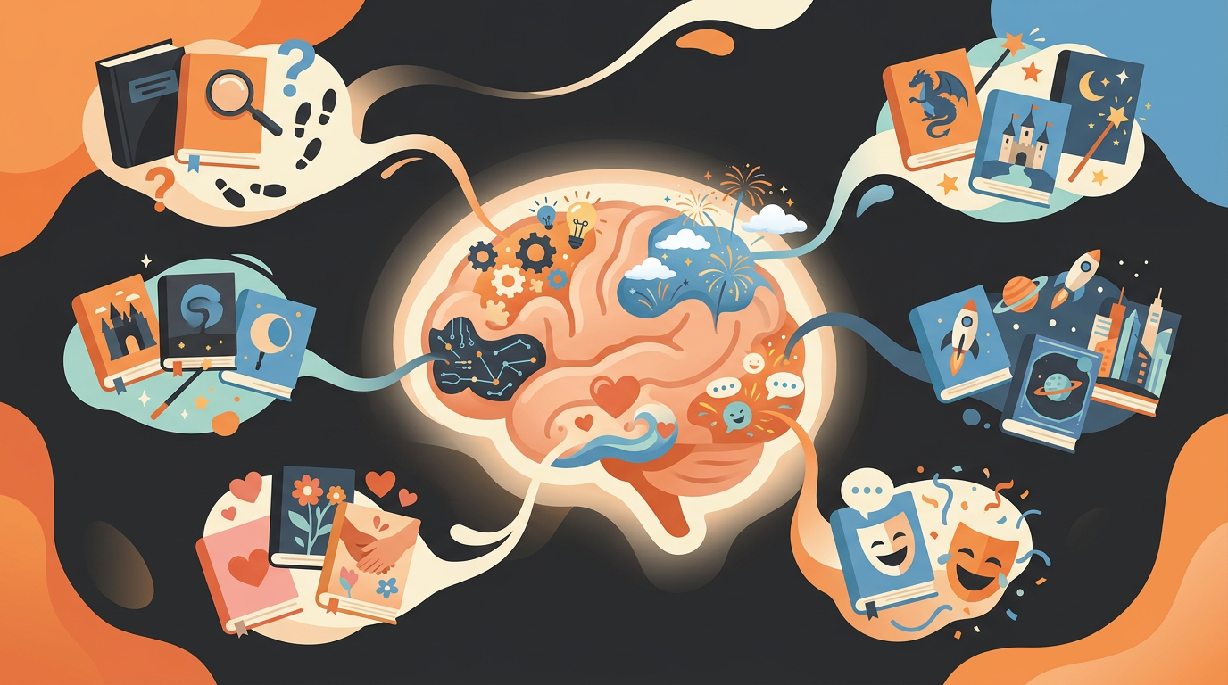 Here’s the Scientific Reason We’re Drawn to Certain Books—And What Each Genre Does to Your Brain