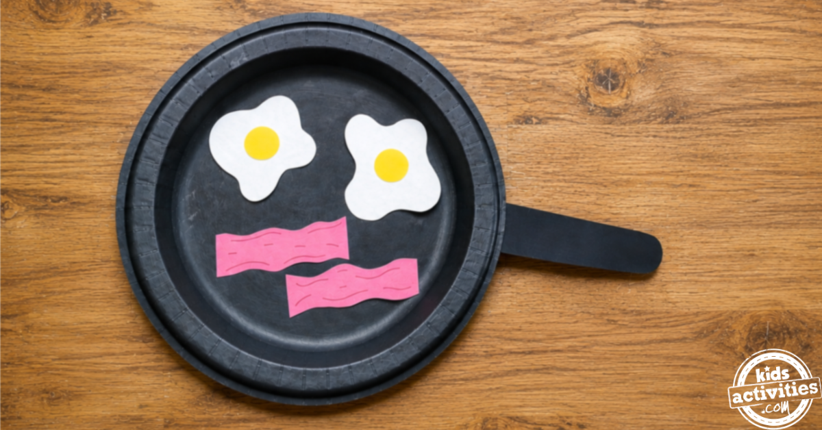Super Fun Paper Plate Breakfast Craft